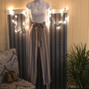 NY&Co High-Waisted Striped Pants